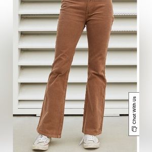 John Galt - Aliyah Corduroy Flare Pants